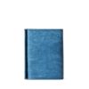 二つ折財布の正面（ブルー）